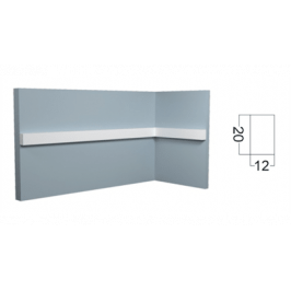 Молдинг (20*12*2000 мм) Kr104M
